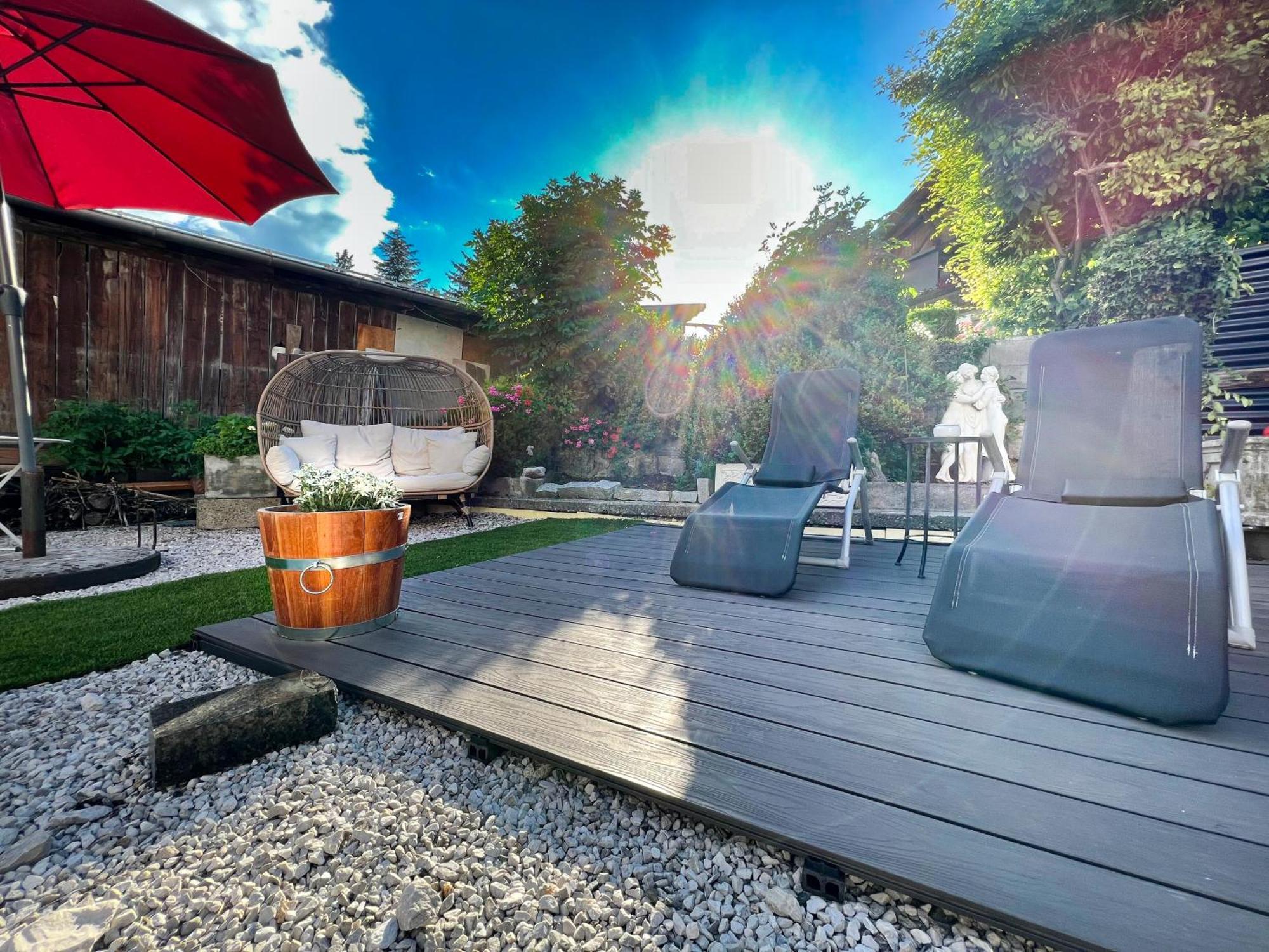 Mitten Im Zentrum Ferienwohnungen Mit Sonniger Terrasse Telfs Exterior foto